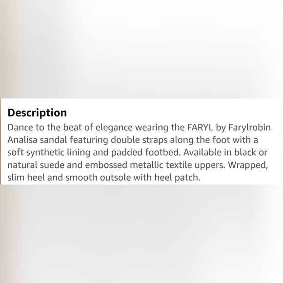 FARYL by Farylrobin Analisa Black 9 M - Picture 3 of 5